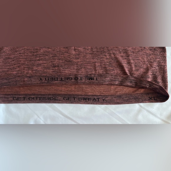 NWOT Lululemon Metal Vent Tech Surge Short Sleeve 1/2 Zip - Size XL Bric… - Picture 12 of 14